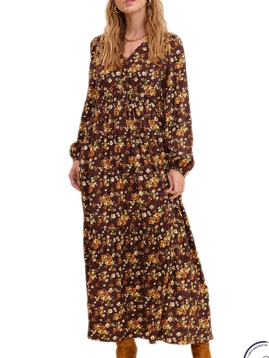 Listicle Dresses & Skirts - Listicle Finally Fall Baby Doll Floral Dress